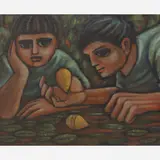 BRINCADEIRA DE PIÃO by Wellington Virgolino, ÓLEO SOBRE TELA, offered Sep 2021