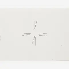 Untitled by Leonilson, Caneta permanente sobre papel vegetal, offered Sep 2021