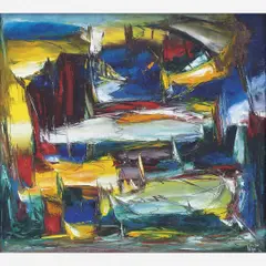 Wega Nery, FRAGMENTOS DE UM MAR DE ALÉM, ÓLEO SOBRE TELA