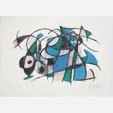 Miró, Untitled, Litografia