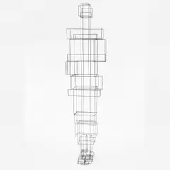 Antony Gormley, CONSTRUCT IX, 2011, ESCULTURA EM AÇO INOXIDÁVEL