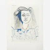Pablo Picasso, RETRATO DE MULHER, Gravura