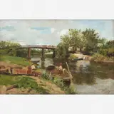 João Batista da Costa, PAISAGEM COM RIO DESCARGA NO TIETE