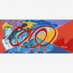 Untitled by Luiz Aquila, Acrílica sobre tela, offered May 2021