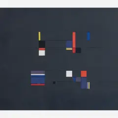 CONSTRUÇÃO N. 2 by Mário Silésio, TÊMPERA SOBRE TELA, offered Oct 2020