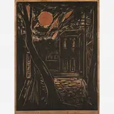 Oswaldo Goeldi, DANÇA DO SOL, XILOGRAVURA