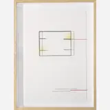 Waltércio Caldas, Untitled, Nanquim, aço inoxidável e serigrafia sobre cartão