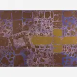Carlos Vergara, Untitled, Monotipia e pigmentos sobre tela