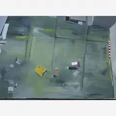 Marina Rheingantz, Pátio, ÓLEO SOBRE TELA