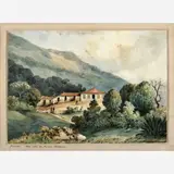 C. Argenti, Fazenda Boa Vista do Jardim Botânico, circa 1850, AQUARELA SOBRE PAPEL