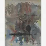 Untitled by Antônio Bandeira, ÓLEO SOBRE PLACA, offered May 2019