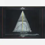 Rubens Gerchman, Nuca Sul – Coxas Norte – Nova Geografia.f, Pastel e acrílica sobre cartão