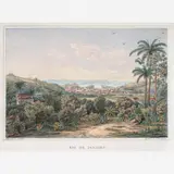 Thomas Ender, Vista do Rio de Janeiro, Litografia