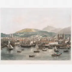 Panorama do Rio de Janeiro by Jean-Victor Frond, Litografia original, offered May 2019