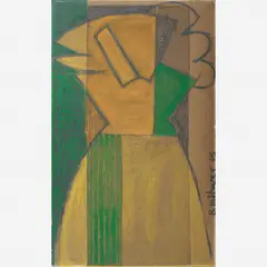 Untitled by Beatriz Milhazes, Óleo e colagem sobre cartão colado em placa, offered May 2019