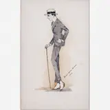 Ismael Nery, Untitled, Aquarela e nanquim sobre papel