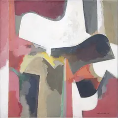 Composição by Loio-Pérsio, Óleo e têmpera sobre tela colada em aglomerado, offered Oct 2018