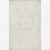 Tunga, Untitled, Desenho à lápis de cor em papel do Himalaia