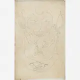 Tunga, Untitled, Desenho à lápis de cor em papel do Himalaia