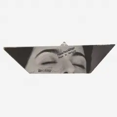 Poema para navegar by Paulo Bruscky, Carimbo sobre dobradura de papel, offered Apr 2018