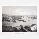 Jean-Victor Frond, Panomara do Rio de Janeiro. Port Marchand de la saude 6