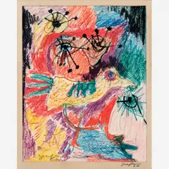 Untitled by Ivan Serpa, Pastel sobre papel, offered Apr 2018