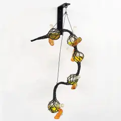 Da série “Cooking Crystals” by Tunga, Ferro, vidro, resina epóxi, aço carbono, cordoalha de aço e água cromatizada, offered Apr 2018