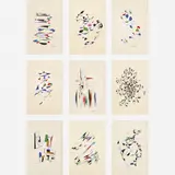 Ivan Serpa, 9 desenhos, Aquarela sobe papel