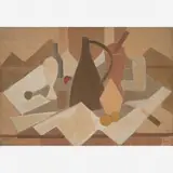 Natureza morta by Milton Dacosta, Óleo sobre tela, offered Oct 2017