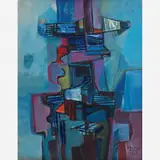 Roberto Burle Marx, Untitled, Óleo sobre tela