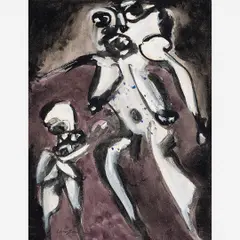 Untitled by Ivan Serpa, Aquarela sobre papel, offered Oct 2017