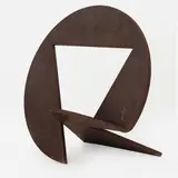 Amílcar de Castro, Untitled, Escultura em aço corten de 0,5 polegadas