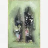 Untitled by Antônio Bandeira, AQUARELA SOBRE PAPEL, offered May 2017