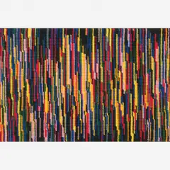 Monitor, 2012 by José Damasceno, Lã e madeira, offered May 2017