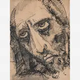 Cristo by Alberto da Veiga Guignard, Caneta hidrográfica sobre papel, offered May 2017