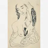 Untitled by Ismael Nery, Nanquim sobre Papel, offered Dec 2016