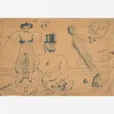 Surrealismo by Ismael Nery, Grafite sobre papel, offered Dec 2016
