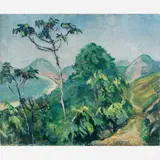 Roberto Burle Marx, Morro Chapéu Mangueira, Óleo sobre tela