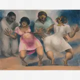Antonio Gomide, Roda de Samba, Óleo sobre tela