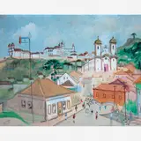 Alberto da Veiga Guignard, Ouro Preto, ÓLEO SOBRE MADEIRA