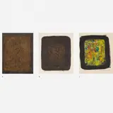 Franz Weissmann, Untitled, Guache e ouro sobre papel