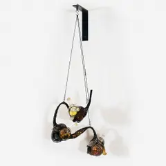 da série Cooking Crystals, 2011 by Tunga, Ferro, vidro, resina epóxi, aço carbono, cordoalha de aço e água cromatizada, offered Dec 2016