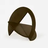Amílcar de Castro, 1996, Acrílica sobre placa colada em madeira, Escultura em aço corten de 1⁄2 polegada