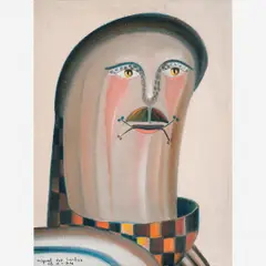 Untitled by Miguel dos Santos, Óleo sobre tela colada em placa, offered Aug 2016