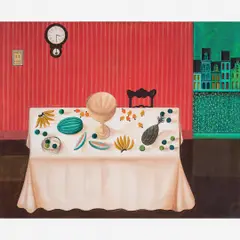 Untitled by Fernando Lopes, Óleo sobre tela, offered Aug 2016