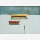 Carlos Scliar, Marinha com Barco Vermelho