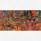 Jorge Guinle, Listen to the Blues, Óleo sobre tela