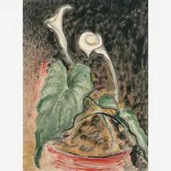 Copos de Leite by Oswaldo Goeldi, Guache e nanquim sobre cartão, offered Jun 2016