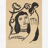 Femme by Fernand Léger, Nanquim sobre Papel, offered Jun 2016