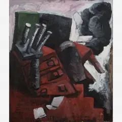 Untitled by Paulo Monteiro, Óleo sobre tela, offered Aug 2015